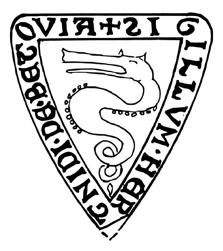 Vurberški grb, ki ga je prvi uporabil Hartnid I. leta 1246 (Hajdinjak in Vidmar, Gospodje Ptujski, str. 15).